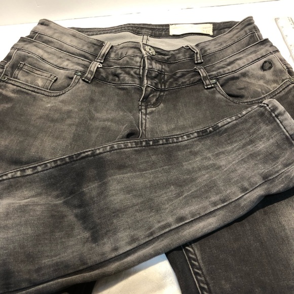 Circle of Trust Black Salt Wash Regular Fit double waist Jeans Size 30 - Picture 12 of 12